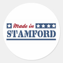 Fait dans Stamford Autocollants