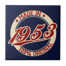 Fait en 1953 carreau en céramique