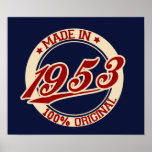 Fait en 1953 poster
