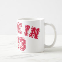 Fait en 1953 tasse à café