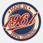 Fait en 1961 adhésif