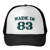 Fait en 1983 casquettes de camionneur