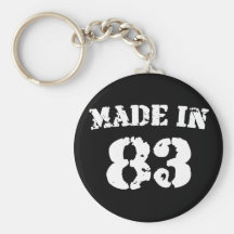 Fait en 1983 porte-clefs