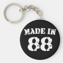 Fait en 1988 porte-clefs