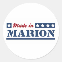 Fait en Marion Adhésifs Ronds