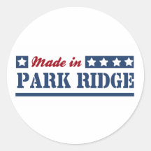 Fait en parc Ridge Autocollants