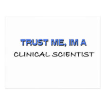 Faites confiance que je je suis un scientifique cl carte postale