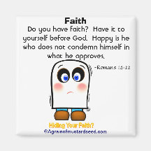 FAITH Agrainofmustardseed.com Magnet