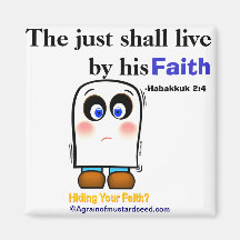 FAITH Agrainofmustardseed.com Magnet