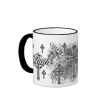 Faith and Crosses Religious Mug