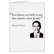 Faith and doubt greeting cards