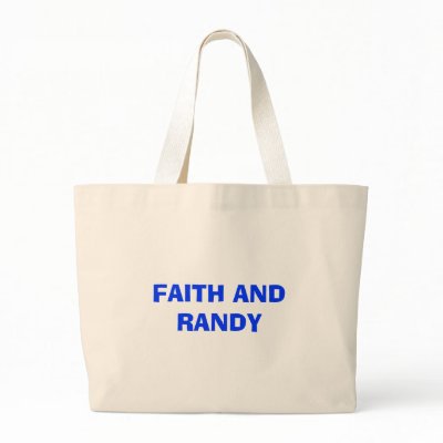 FAITH AND RANDY TOTE BAGS by jayjaykaka