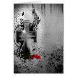 Faith and Roses Gothic Cards