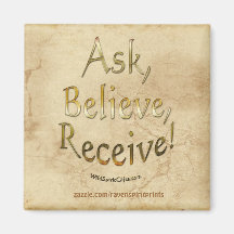 Faith and Success Motivational Magnet