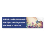 Faith Bird bumper stickers