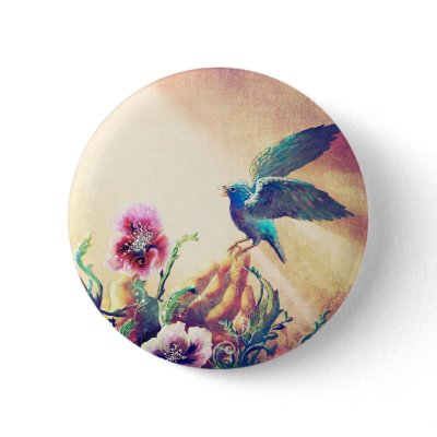 Faith Bird Button by BahaiFaith