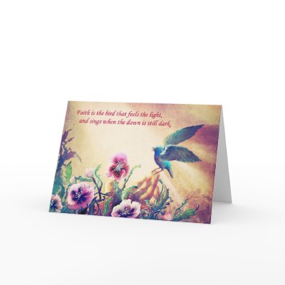 Faith Bird Card by BahaiFaith