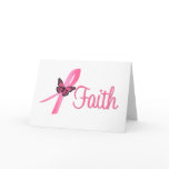 Faith Breast Cancer Awareness Greeting Cards