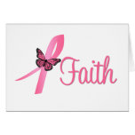 Faith Breast Cancer Awareness Greeting Cards