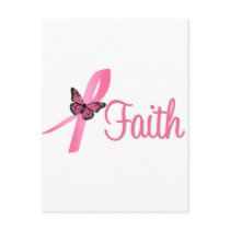 Faith Breast Cancer Awareness Post Card