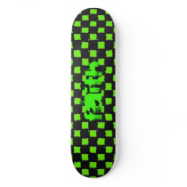 FAITH chequered skateboard