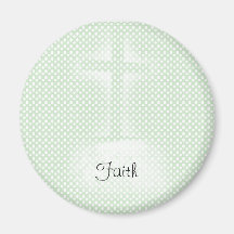 Faith cross fridge magnets