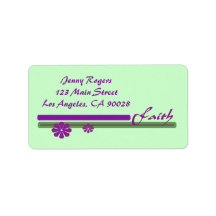 Faith Custom Address Label