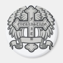 Faith Everlasting Gear Fridge Magnet