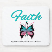 Faith Hereditary Breast Cancer Mouse Pad