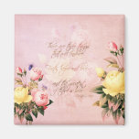 Faith Hope and Love Roses Fridge Magnets