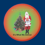 Faith, Hope, Charity, Santa Claus magnets