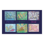 Faith Hope Love Angel Word Collage Sticker