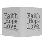 Faith Hope Love Binder
