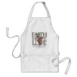 Faith Hope Love Christian Bible Verse aprons