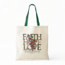 Faith Hope Love Christian Bible Verse Tote Bag