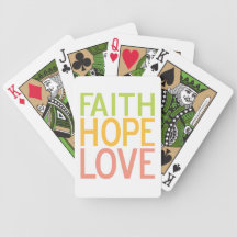 Faith Hope Love Christian Inspirational Cards