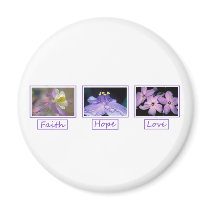 Faith Hope Love Magnet
