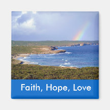 Faith, Hope, Love Magnet