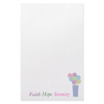 Faith Hope Serenity stationery
