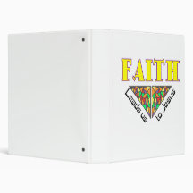 Faith leads us to Jesus Vinyl Binder