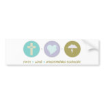 Faith Love Atmospheric Sciences Bumper Stickers