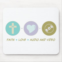 Faith Love Audio and Video Mouse Pad