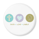 Faith Love Cable Fridge Magnets