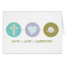 Faith Love Carpentry Cards