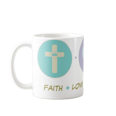 Faith Love Cosmetology Coffee Mug by sciencewillprevail