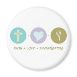 Faith Love Investigating Refrigerator Magnet