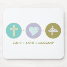 Faith Love Massage Mouse Mat