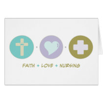 Faith Love Nursing Cards