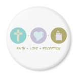 Faith Love Reception Fridge Magnets