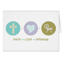 Faith Love Spinning Cards